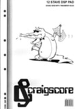 Craigscore 12 Stave Dsp Pad A4 50 Leaf Ringbinder 9781875906048