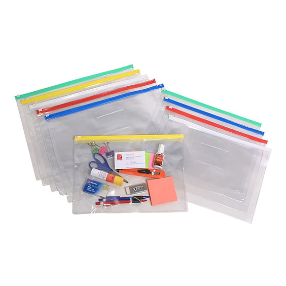 Document Wallet Clear A3 with Zip 1289