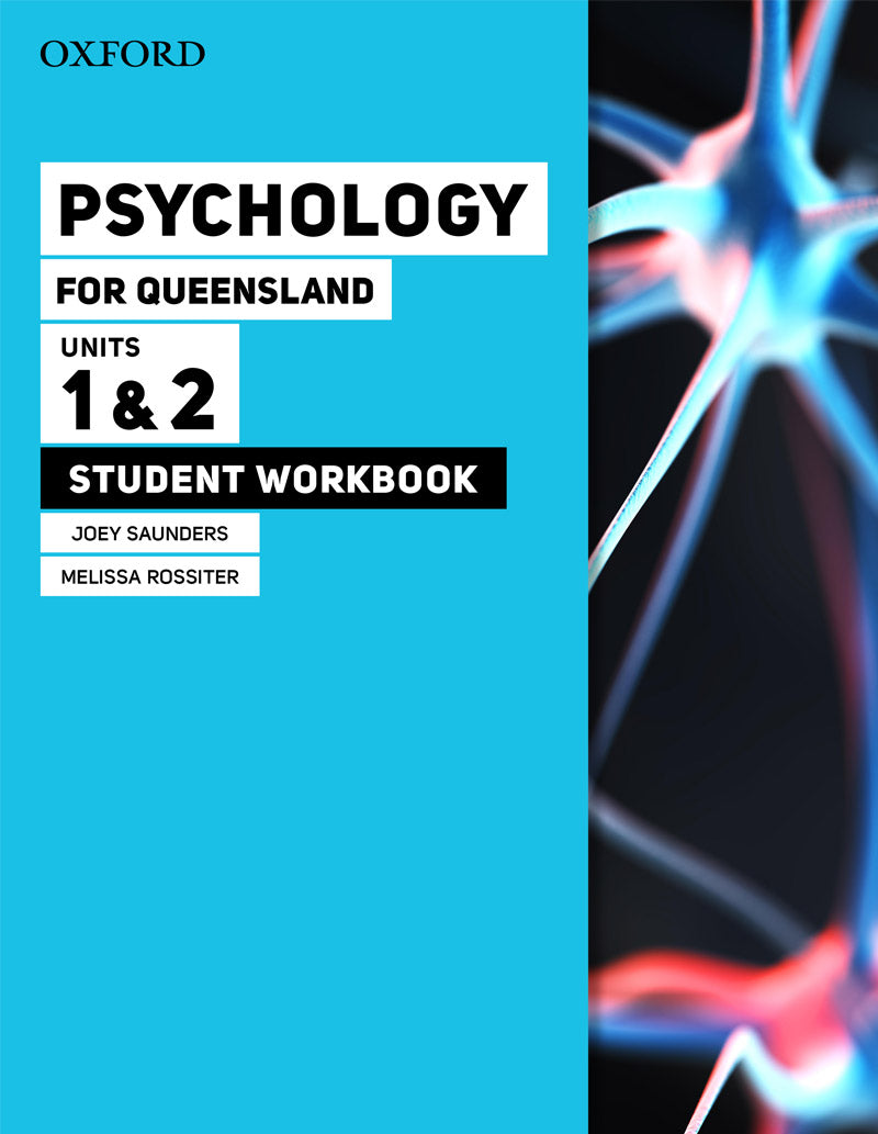 Psychology for Queensland Units 1&2 Workbook 9780190320386 Psychology