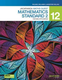 Jacaranda Maths Quest 12 Mathematics Standard 2 5E for NSW eBookPLUS & Print 9780730356219