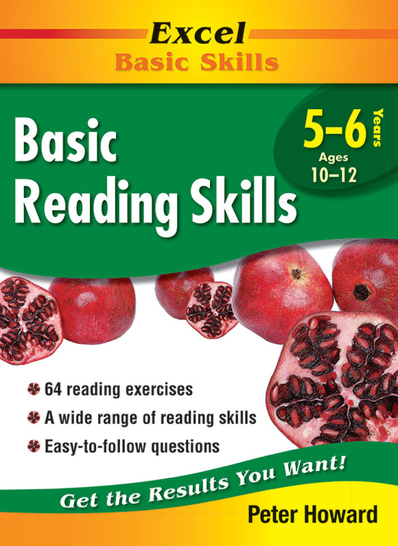 Excel Basic Skills Workbooks: Basic Reading Skills Years 5-6 9781741251678