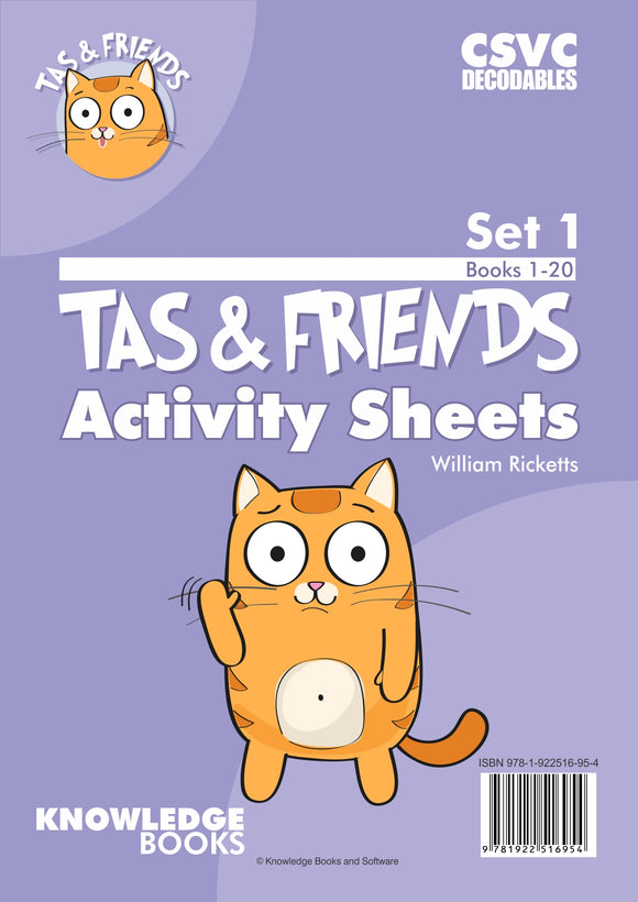Tas and Friends Activity Sheets Set 1 9781922516954