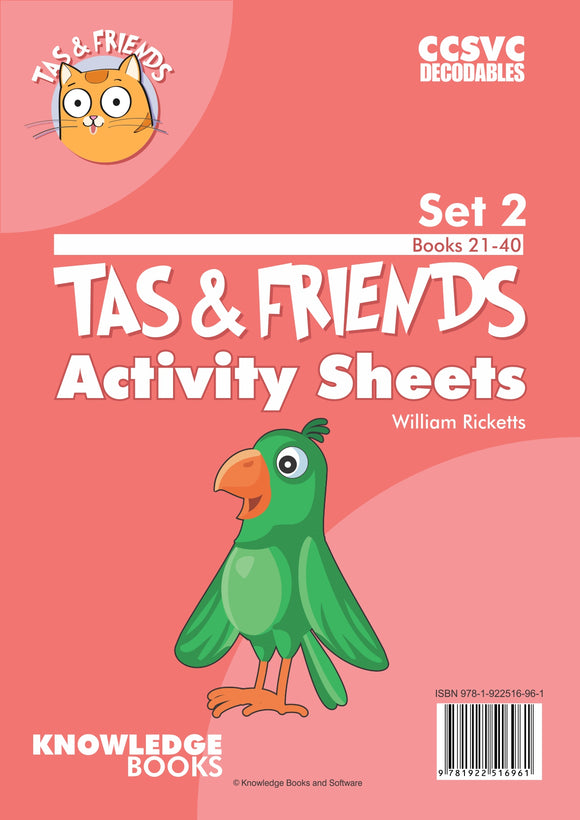 Tas and Friends Activity Sheets Set 2 9781922516961