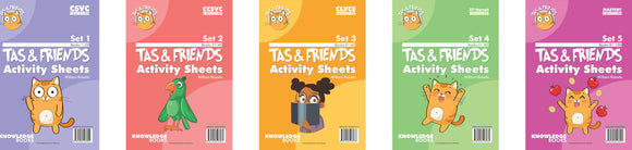 Tas and Friends Activity Sheets Value Pack TASASVP