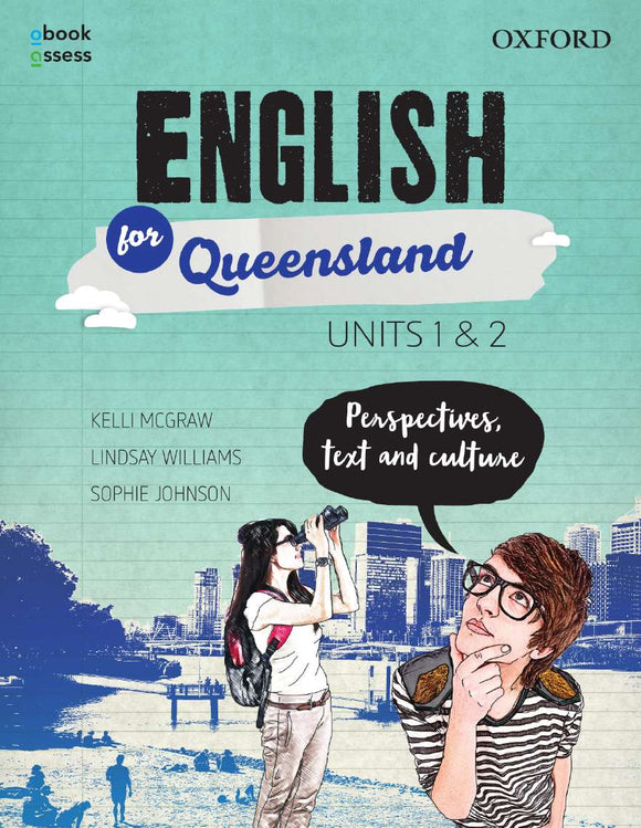 English for Queensland Units 1 & 2 Student book + obook assess 9780190313098