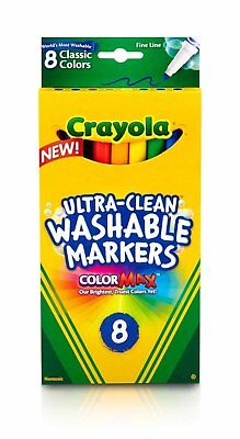 Marker Crayola Classic Thin Packet Pk 8 1173