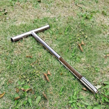 1 SET Soil Sample Probe, Soil Sampling Tools, T-Style Handle Soil Probe Rod for Lawn Farm Golf Course, Soil Probes for Soil Sampling with a Set of Garden Tools and 4pcs Reusable Sample Bags