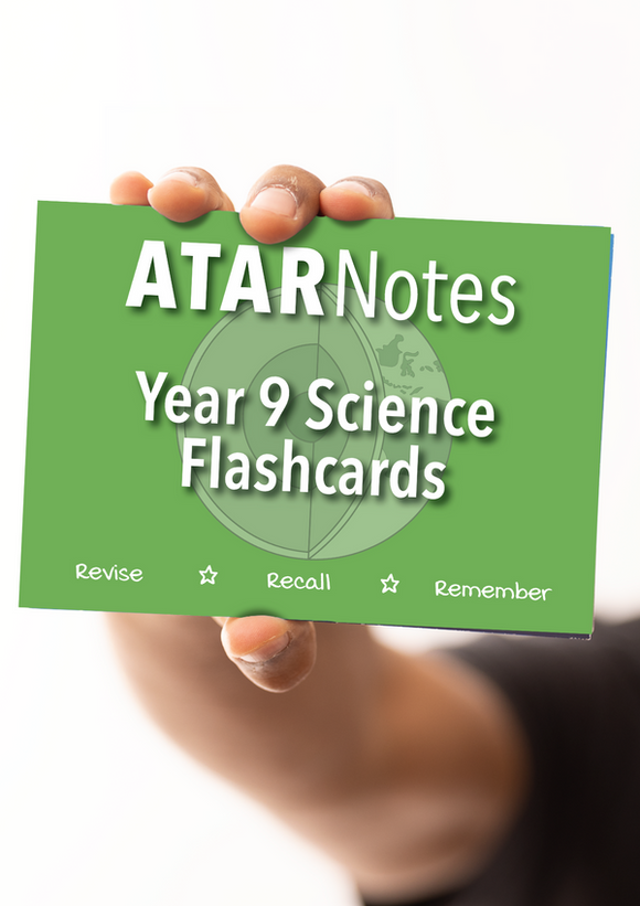 ATAR Notes Year 9 Science Flashcards 9781923002425