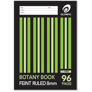 Botany Book A4 96 Page 8mm Ruled