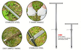 Stainless Steel Soil Probe, 36-Inch Soil Test Rod, Ground Penetration Tool, Soil Sampling Kit, Gardening Equipment