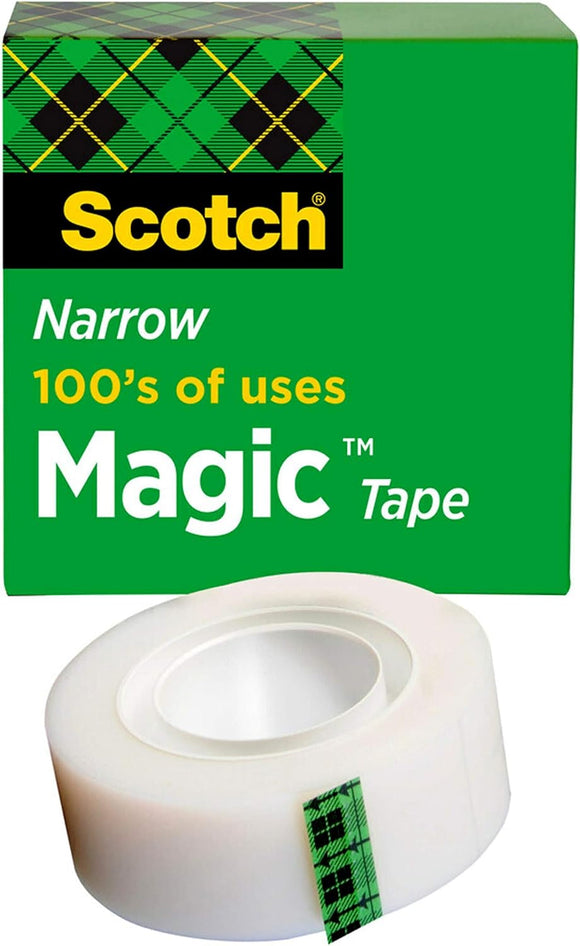 Scotch Magic Tape 810 12mm x 66m x 1 Roll Boxed