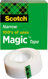 Scotch Magic Tape 810 12mm x 66m x 1 Roll Boxed