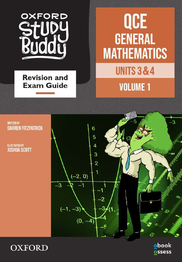 Oxford Study Buddy QCE General Mathematics Units 3&4 Revision and Exam Guide 9780190326548