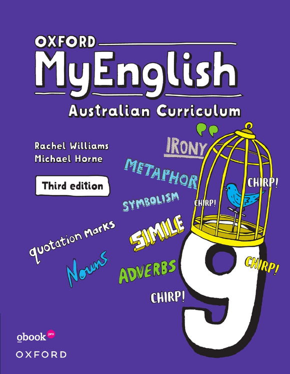 Oxford MyEnglish 9 Student Workbook + Student obook pro - AC 3rd Edition 9780190342159