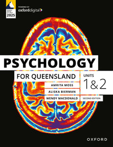 Psychology for Queensland 2nd Ed Units 1&2 Essential Access + Book 9780190344085