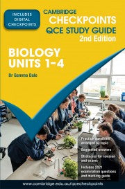 Cambridge Checkpoints QCE Biology Units 1-4 9781009232630