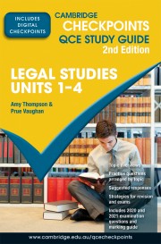 Cambridge Checkpoints QCE Legal Studies Units 1-4 9781009236621