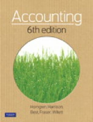 Accounting Horngren, Charles T., 1926- 2009