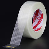 Single-sided Fiberglass Filament Tape Transparent Bi-Directional Filament Strapping Home Appliance Carton Fixed Packing Tape