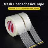 Single-sided Fiberglass Filament Tape Transparent Bi-Directional Filament Strapping Home Appliance Carton Fixed Packing Tape