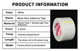 Single-sided Fiberglass Filament Tape Transparent Bi-Directional Filament Strapping Home Appliance Carton Fixed Packing Tape