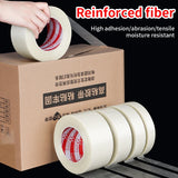 Single-sided Fiberglass Filament Tape Transparent Bi-Directional Filament Strapping Home Appliance Carton Fixed Packing Tape