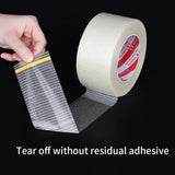 Single-sided Fiberglass Filament Tape Transparent Bi-Directional Filament Strapping Home Appliance Carton Fixed Packing Tape