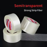 Single-sided Fiberglass Filament Tape Transparent Bi-Directional Filament Strapping Home Appliance Carton Fixed Packing Tape