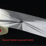 Single-sided Fiberglass Filament Tape Transparent Bi-Directional Filament Strapping Home Appliance Carton Fixed Packing Tape