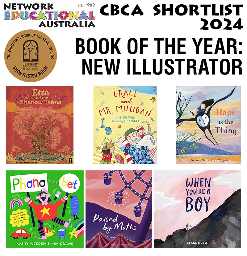 CBCA 2024 Book Of The Year: New Illustrator Shortlist Bundle CBCA2024 ...