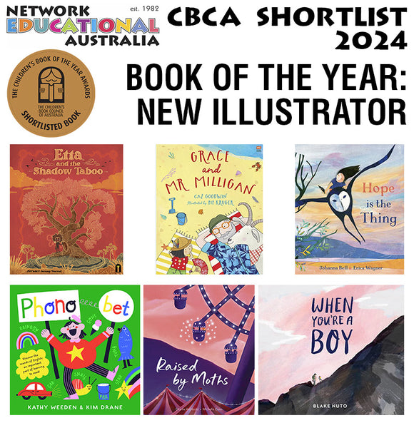 CBCA 2024 Book of the Year: New Illustrator Shortlist Bundle