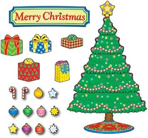 Christmas Tree Mini Bulletin Board Set
