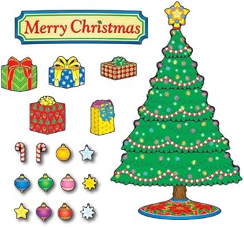 Christmas Tree Mini Bulletin Board Set
