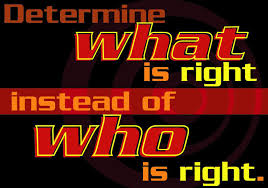 Determine What Is Right - Argus Chart