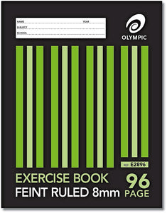 Exercise Book 96 Page 8mm Ruled