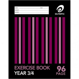 Exercise Book 96 Page Year 3/4 Qld 9x7 inch