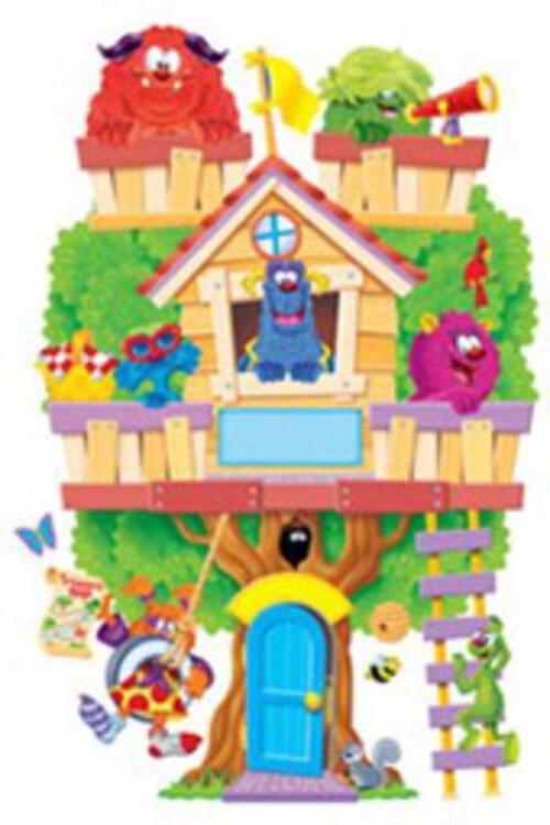 Furry Friends Club House Bulletin Board Set
