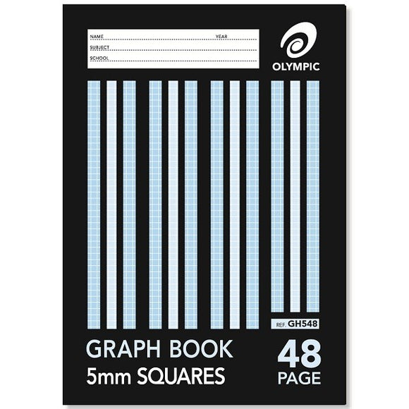 Graph Book A4 48 Page 5mm Squares