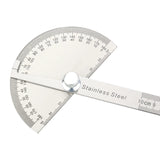 Goniometer Stainless Steel Protractor Metal Ruler Multi Angle Measuring Ruler Carpentry Tool Angle Meter Angle Finder Goniometro