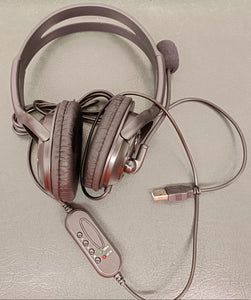 Headset with Microphone & USB Connection
