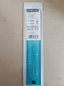 Mars 572 ISO Lettering Guide 5.0mm x 0.5mm