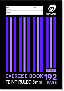 Exercise Book A4 192pg 8mm Ruled