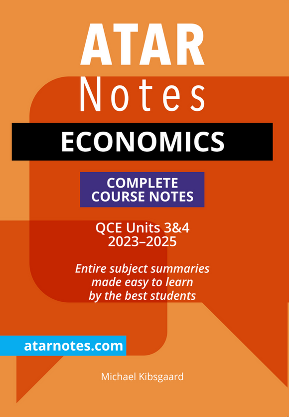 ATAR Notes QCE Economics 3&4 Notes (2023-2025) 9781923002241