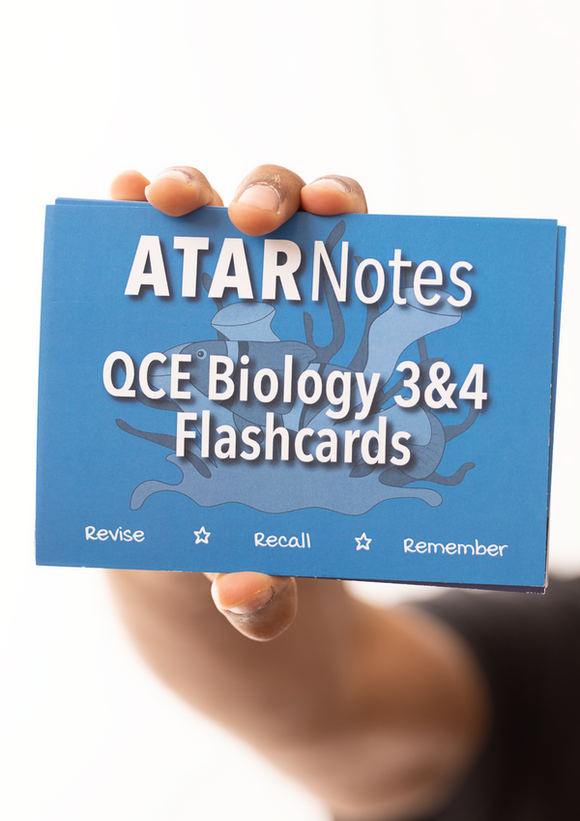 ATAR Notes QCE Biology 3&4 Flashcards 9781923002135