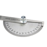 Goniometer Stainless Steel Protractor Metal Ruler Multi Angle Measuring Ruler Carpentry Tool Angle Meter Angle Finder Goniometro