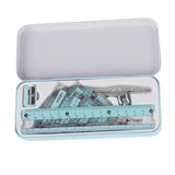 8Pcs/Set Compasses Rulers Professional Drawing Tools Geometry Maths Art Drawing Supplies Office Student Stationery Gift Prizes