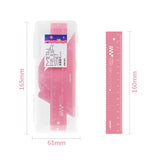 Aluminum Alloy Four-piece Ruler High Value Drawing Set Small Triangle Geometric Protractor Metal Ruler School Office Stationery
