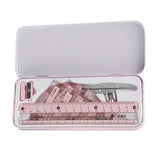 8Pcs/Set Compasses Rulers Professional Drawing Tools Geometry Maths Art Drawing Supplies Office Student Stationery Gift Prizes