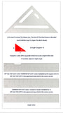Triangle Ruler 7Inch Measurement Tool Aluminium Alloy Carpenter Set Square Angle Woodworking Tools Try Square Triangular Metric