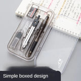 M&G Student Exam Drawing set (Compass + eraser + pencil + lead + ruler 4-piece set) 8-piece stationery set